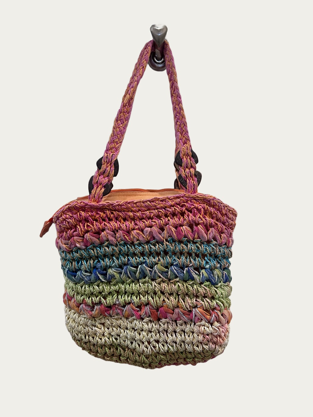 Cappelli Straworld Vintage Handbag Beach Bag